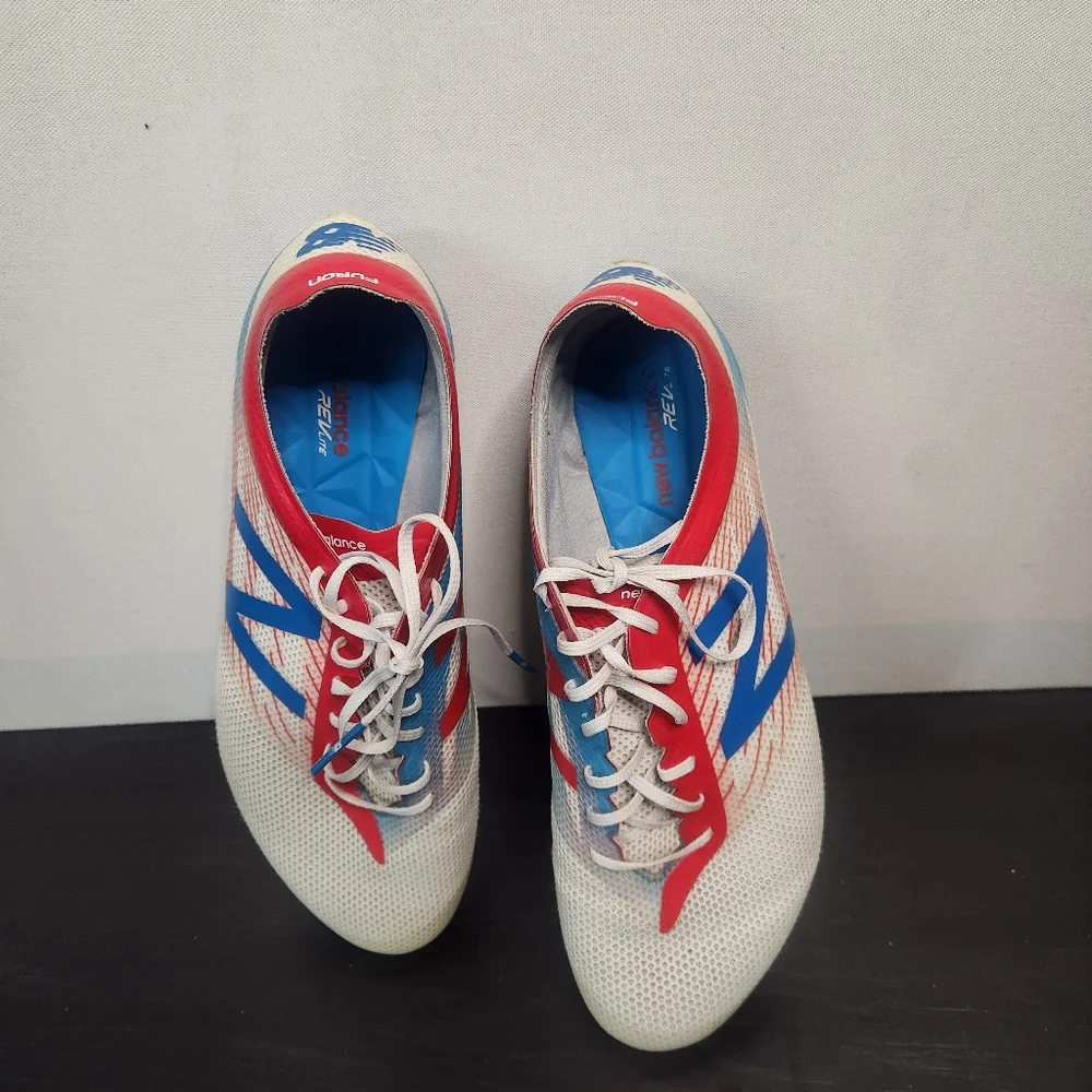 New Balance Furon 2.0 PRO FG - White Blue Red 2016 - Picture 8 of 9